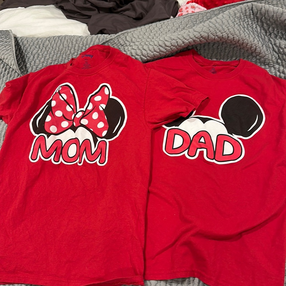 Disney mom and dad shirts